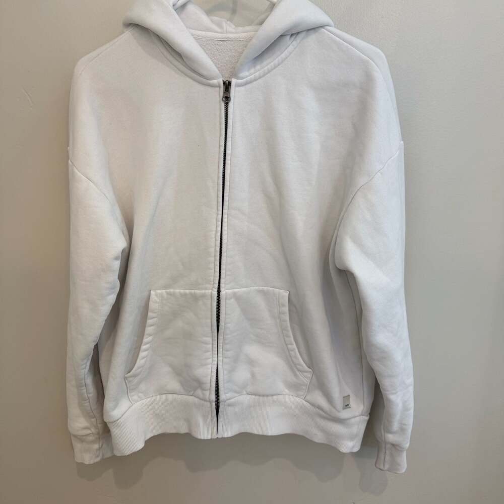 Vuori Restore Zip Hoodie White Size S